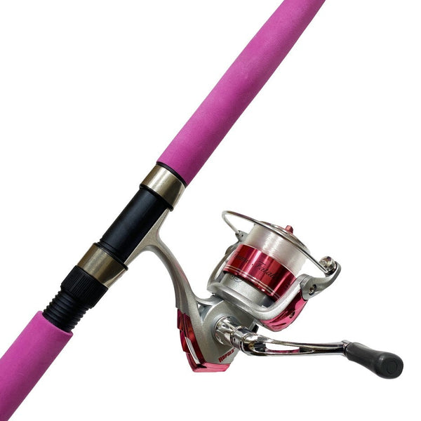 6ft Red Jarvis Walker Zenith 2-4kg Kids Fishing Rod and Reel Combo