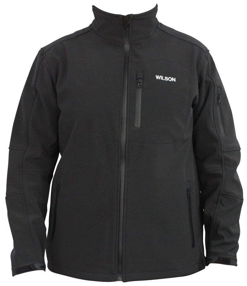 Wilson Soft Shell Wind Resistant Jacket - Zippered Fishing Jacket