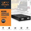San Hima Lightweight 2X 1300MM 4WD Rear Drawer Vehicle Storage Lockable