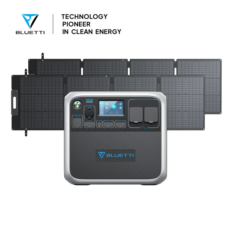 BLUETTI AC200P + Solar Panels | Solar Generator Kit