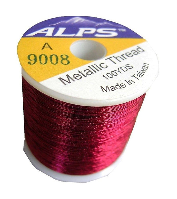 Alps 100yds of Metallic Burgundy Rod Wrapping Thread-Size A (0.15mm) Thread
