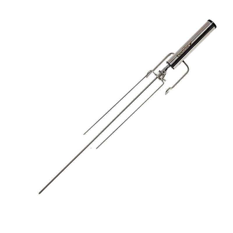 EspetoSul 62cm Premium Portable BBQ Rotisserie Kit - Cordless Motorised Handle