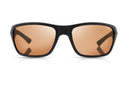 Tonic Rush Polarised Sunglasses with Glass Neon Copper Lens & Black Frame