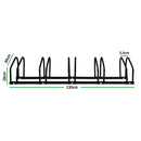 5 Bikes Stand Bicycle Bike Rack Floor Parking Instant Storage Cycling Portable