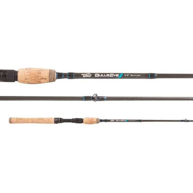 5'6 Jarvis Walker Bullseye 4-6kg Baitcaster Rod - 2 Pce Rod with Cork Grips