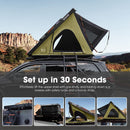 San Hima Kalbarri Lite Gen 2 Rooftop Tent With Ladder & Rack Camping Olive