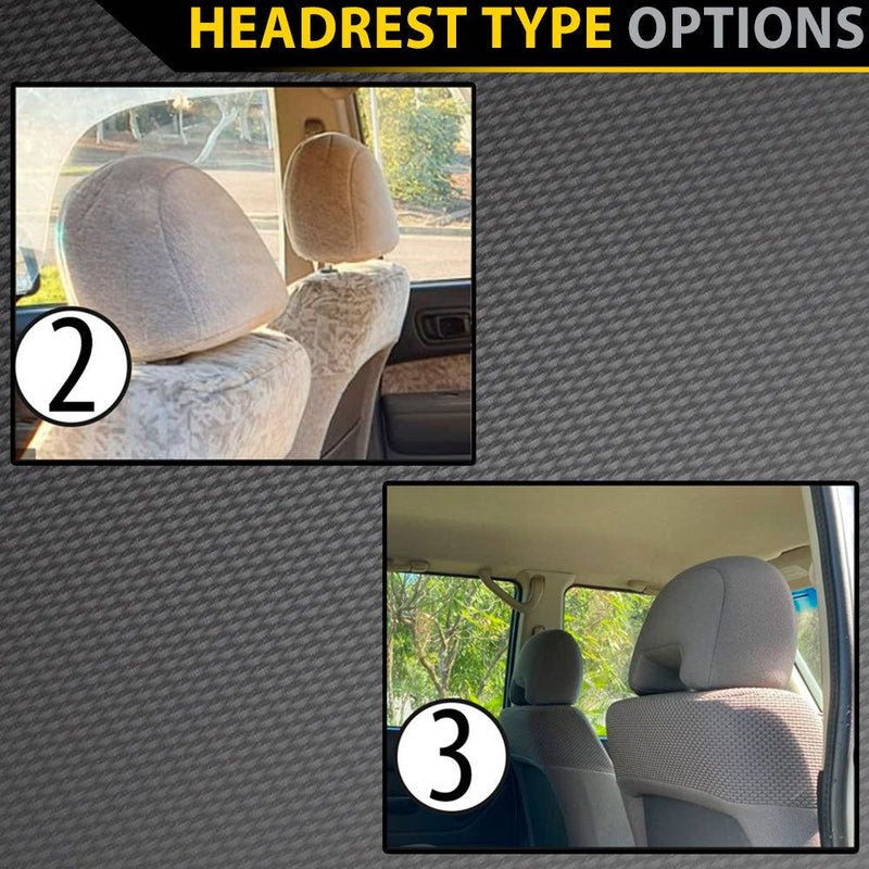 Nissan Patrol GU Wagon Series 1-3 ST, ST-L, ST Plus & Ti GP4 Neoprene 2x Front Seat Covers
