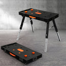 Traderight 5-in-1 Work Table Foldable Workbench 400kg Adjustable Clamping System
