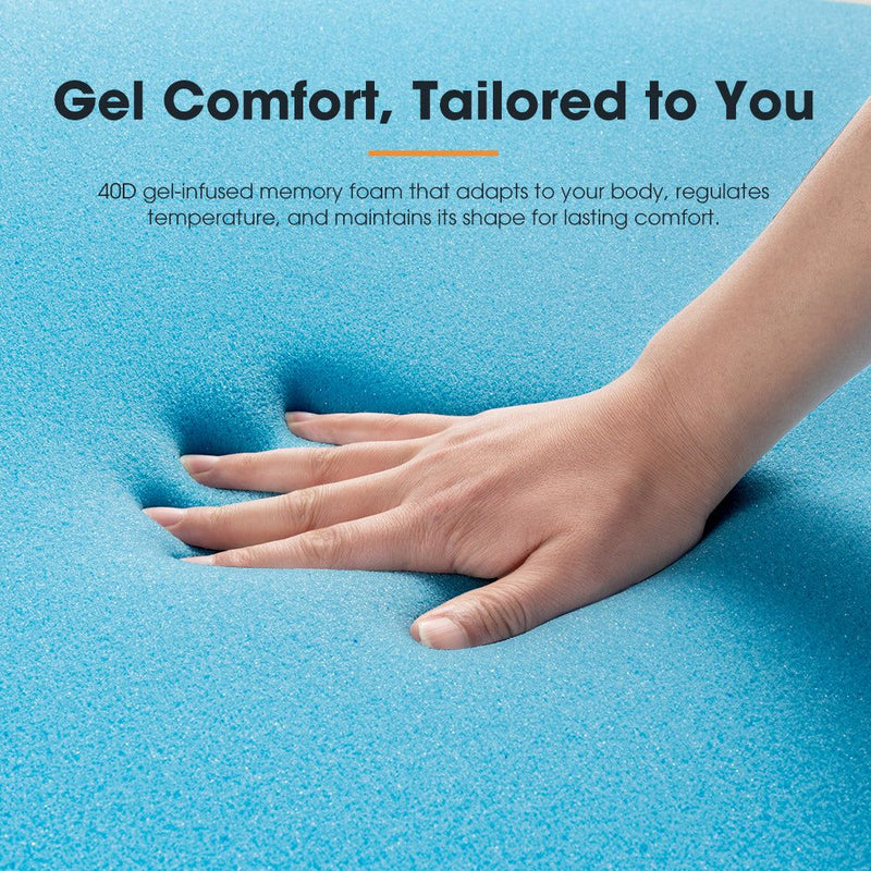 San Hima Caravan Mattress Topper Queen Size Mat RV Bed 198cm x 145cm