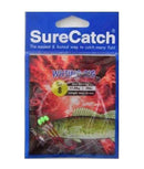 Surecatch Whiting Rig with Size 8 Chemically Sharpened Hooks and Lumo Beads