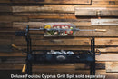 Flaming Coals Stainless Steel Rotisserie Basket - Round Cage Tumbler