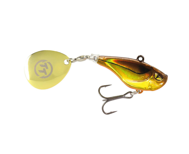 TT Lures Flashpoint+ 47mm Tail Spinner Vibe Lure - GOLDEN MINNOW