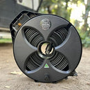 FLAT-OUT 9m Sullage Hose on Black Multi-Reel 32mm