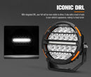 Lightfox 7"+9" Osram LED Driving Lights Round Spotlight Spot DRL Headlight