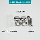 Traderight Group  Toilet Paper Holder Double Roll Stainless-Steel Hook Bathroom Rack Wall Mount