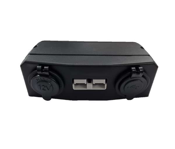 Mean Mother Surface Mount 50A Plug with USB & Cig Socket