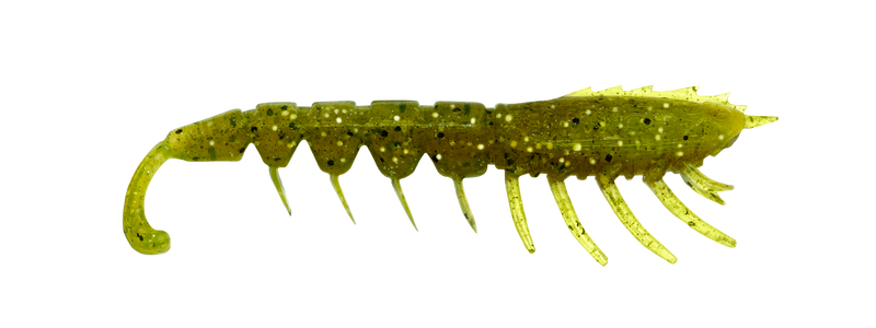 3 Pack of 4.5 Inch Rapala Crush City The Imposter Soft Plastic Prawn Lures