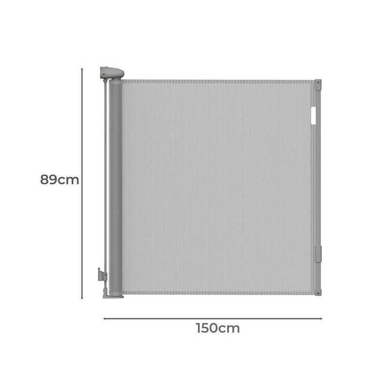 Bopeep Baby Safety Gates Adjustable Retractable Pet Dog Stair Doorways Guard 150