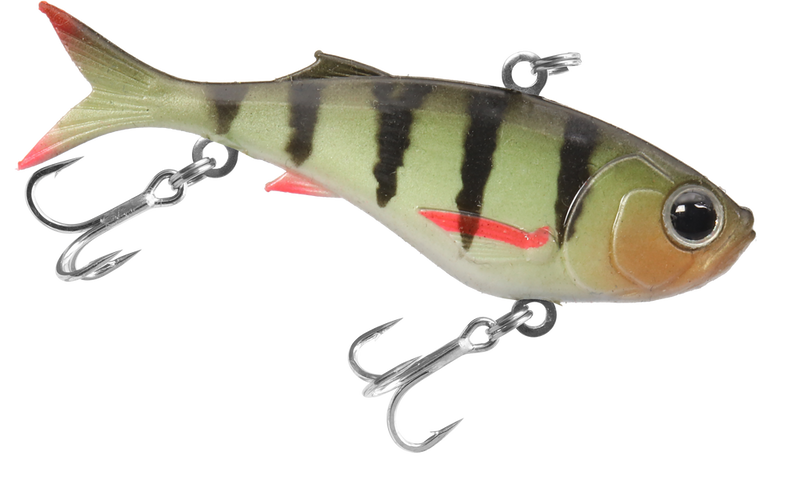 50mm TT Lures 3.5gm Quake Soft Vibe Fishing Lure Rigged with 4X Strong Trebles