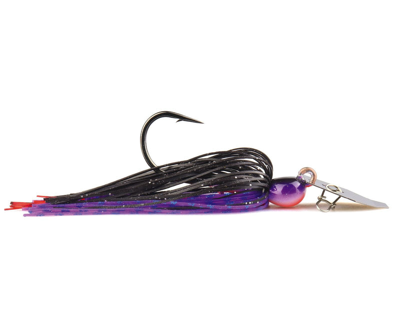 Zman 1/4oz Chatterbait Mini Max Bladed Jig Lure - PURPLE NIGHTMARE