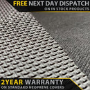 Toyota HiLux 8th Gen GR Sport GP4 Neoprene Rear Row Seat Covers