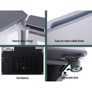 Upright Caravan Fridge Dual Compartment 12V/24V/240V