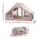 Inflatable Camping Tent 4-Person 300x200cm
