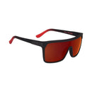 Spy Flynn Soft Matte Black Red Fade Happy Lens Sunglasses