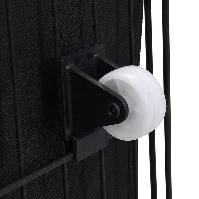 Levede 4 Double Bed Frame Storage Drawers Metal Wooden Wood Bonus Bottom Mat