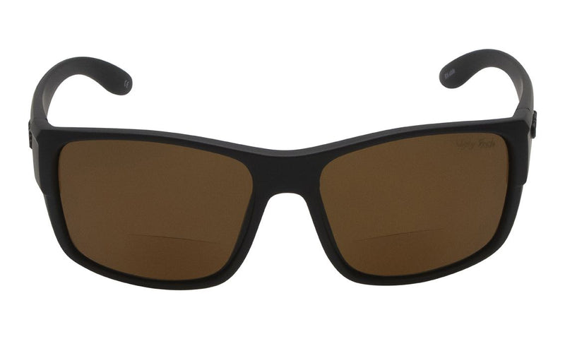 Ugly Fish Atlas PN3551 +1.50 Bifocal TR-90 Black Frame/Brown Lens Sunglasses