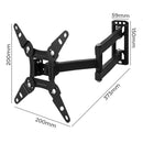 Levede Full Motion TV Wall Mount Bracket Swivel Tilt LED LCD Plasma 13-42 inch