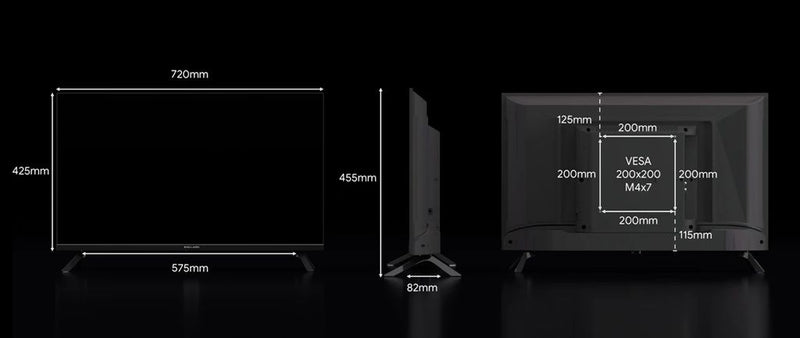 ENGLAON 32’’ Full HD 12V Smart TV With Chromecast, Bluetooth & Google TV