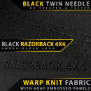 Razorback 4x4 GP6 Premium Neoprene Rear Row Seat Covers suitable for a Toyota Landcruiser 100/105 Series Standard (Made to Order)