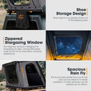 San Hima Kalbarri Gen 2 Roof Top Tent Hard Shell With Ladder + 130W Solar Panel