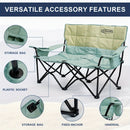 Double Camping Chair 2 Person Outdoor Folding Seat