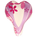DDK Junior Girls Sculpted Padded Bike Saddle Pink/Purple 202mm x 152mm