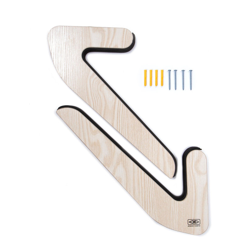 Ocean & Earth Single Longboard Indoor Timber Wall Rack