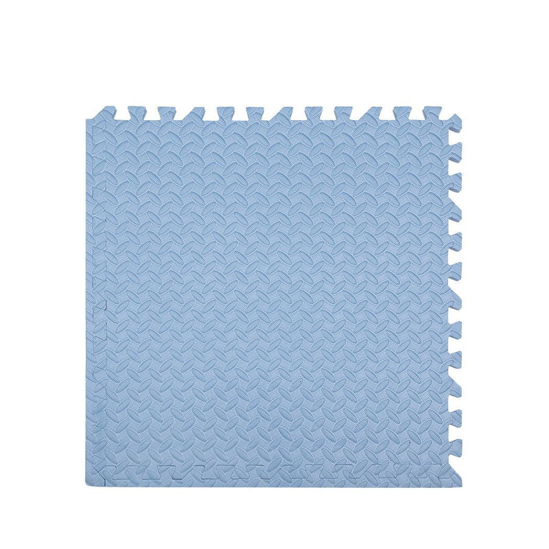Bopeep EVA Foam Kids Play Mat Floor Kid Crawling Interlocking Home Blue 60x60