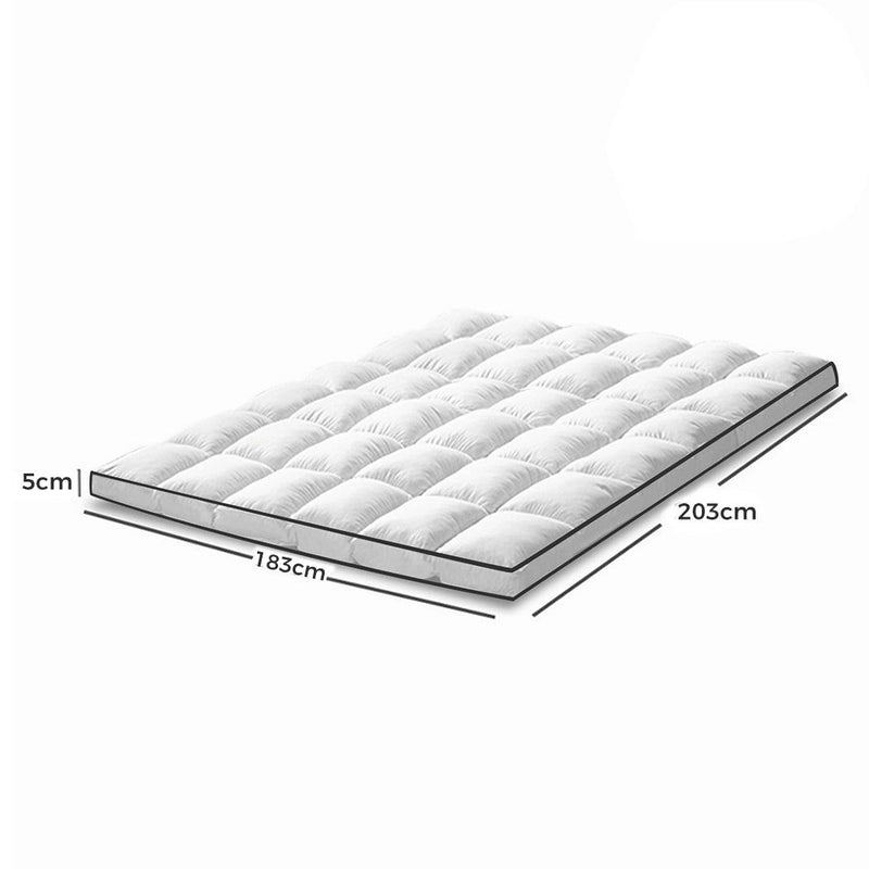 Dreamz Pillowtop Mattress Topper Mat Pad Bedding Luxury Protector Cover King