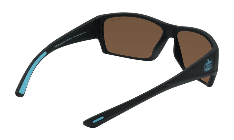 Ugly Fish PFR363 Polarised Floating Wrap Sunglasses -Matt Black Frame/Brown Lens