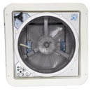 MaxxFan Plus with Thermostat, Power Lift, Rain Sensor and Remote, 356x356mm