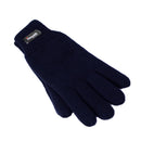 Dents 3M THINSULATE Gloves Snow Ski Knitted Polar Fleece Thermal Plain Winter - Navy
