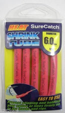 1 Packet of Red SureCatch Fishing Heat Shrink Tube - Wire Cable Sleeve Tubing