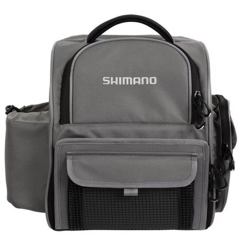Shimano Medium Size Fishing Back Pack With 3 Tackle Trays