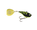 TT Lures Flashpoint+ 37mm Tail Spinner Vibe Lure - BLACKTREUSE