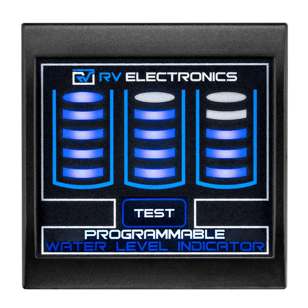 RV Electronics Programmable LED water level indicator Triple Tank