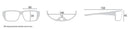 Tonic Youranium Polarised Sunglasses with Glass Green Mirror Lens & Black Frame