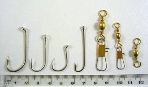 Surecatch Beach Assorted Swivel and Hook Pack In Fishing Tackle Box