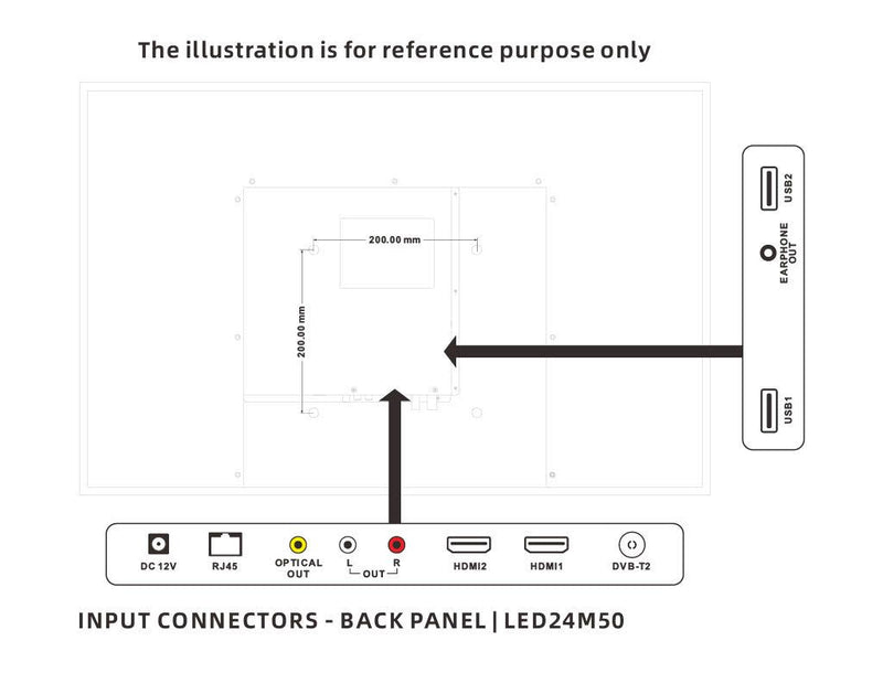 ENGLAON 24″ Full HD SMART Waterproof LED TV for Bathroom, Kitchen and Spa in Mirror Finish