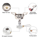 Camping Gas Mini Backpack Stove Silver